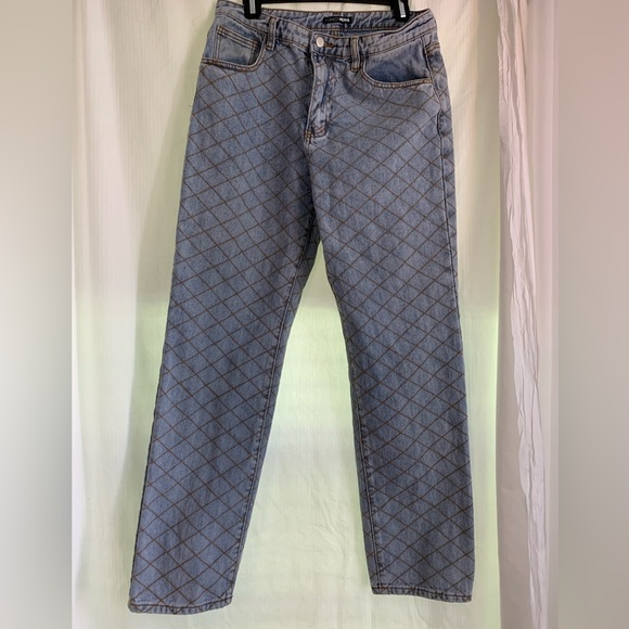 Jeans Diamond Stitched - Picture 1 of 4